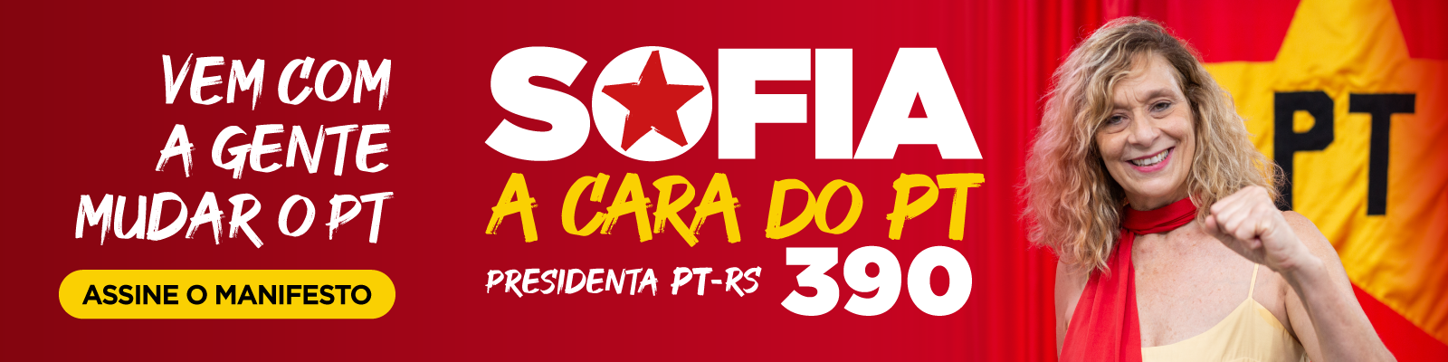 Assine o Manifesto Sofia: a cara do PT